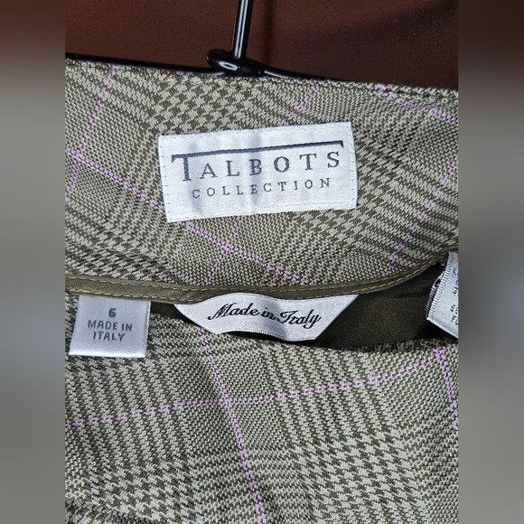 Talbots Gray Plaid Capris - Picture 4 of 7